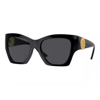 Versace VE4452 GB1/87 Óculos de sol de mulher Cat-Eye Preto/Cinzento 54mm