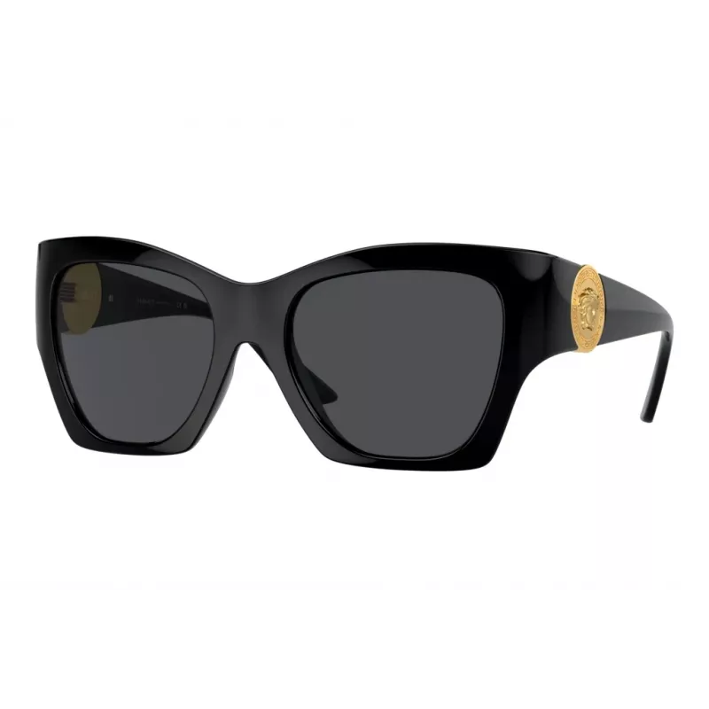Versace VE4452 GB1/87 Óculos de sol de mulher Cat-Eye Preto/Cinzento 54mm