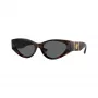 Versace VE4454-542987 Óculos de sol de mulher Cat-Eye, Havana/Cinzento-escuro, 55mm