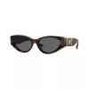 Versace VE4454-542987 Óculos de sol de mulher Cat-Eye, Havana/Cinzento-escuro, 55mm