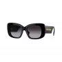 Burberry BE4410-30018G Óculos de sol de mulher – Armação preta, lentes cinzentas degradê, 52mm