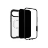 OtterBox Defender Series Pro XT Capa traseira para Apple iPhone Air - Compatível com MagSafe, Dark Side (Transparente/Preto) 77-98498