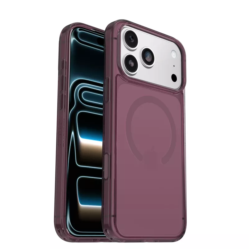OtterBox Symmetry Clear MagSafe Camera Control Capa para iPhone 17 Pro Max Rosa (77-98872)