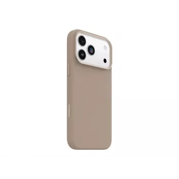 OtterBox Symmetry Series Capa traseira para Apple iPhone 17 Pro Max – Compatível com MagSafe – pele de cato, íman, poliuretano – Gray Comfort (Bege) 77-99073
