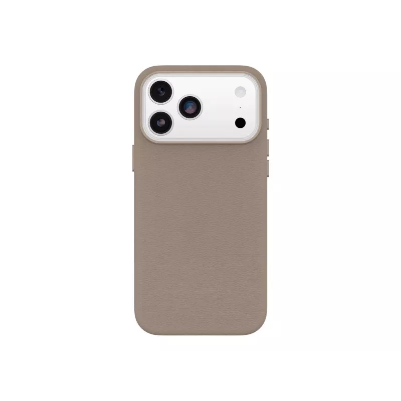 OtterBox Symmetry Series Capa traseira para Apple iPhone 17 Pro Max – Compatível com MagSafe – pele de cato, íman, poliuretano – Gray Comfort (Bege) 77-99073