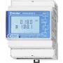 Finder 7E.85.8.400.0212 Contador de energia digital monofásico, 230 V AC, 40 A, calha DIN, 1 módulo, saída de impulso S0