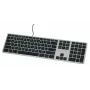 Matias teclado USB-C com fio para Mac – Space Gray – versão U.S. FK316CB