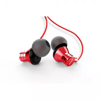 AIWA ESTM-50USB-C/RD auriculares estéreo in-ear com microfone, USB, vermelho