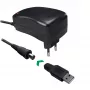 Vivanco fonte de alimentação universal AC/DC 27W com 7 fichas DC e porta USB VVITADAPT27WUN