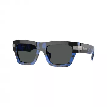 Óculos de sol de mulher Versace VE4464-545887, formato olho de gato, preto/cinzento, 55mm
