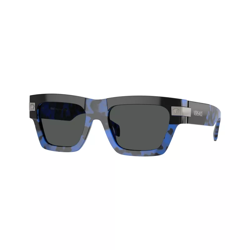 Óculos de sol de mulher Versace VE4464-545887, formato olho de gato, preto/cinzento, 55mm