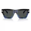 Óculos de sol de mulher Versace VE4464-545887, formato olho de gato, preto/cinzento, 55mm