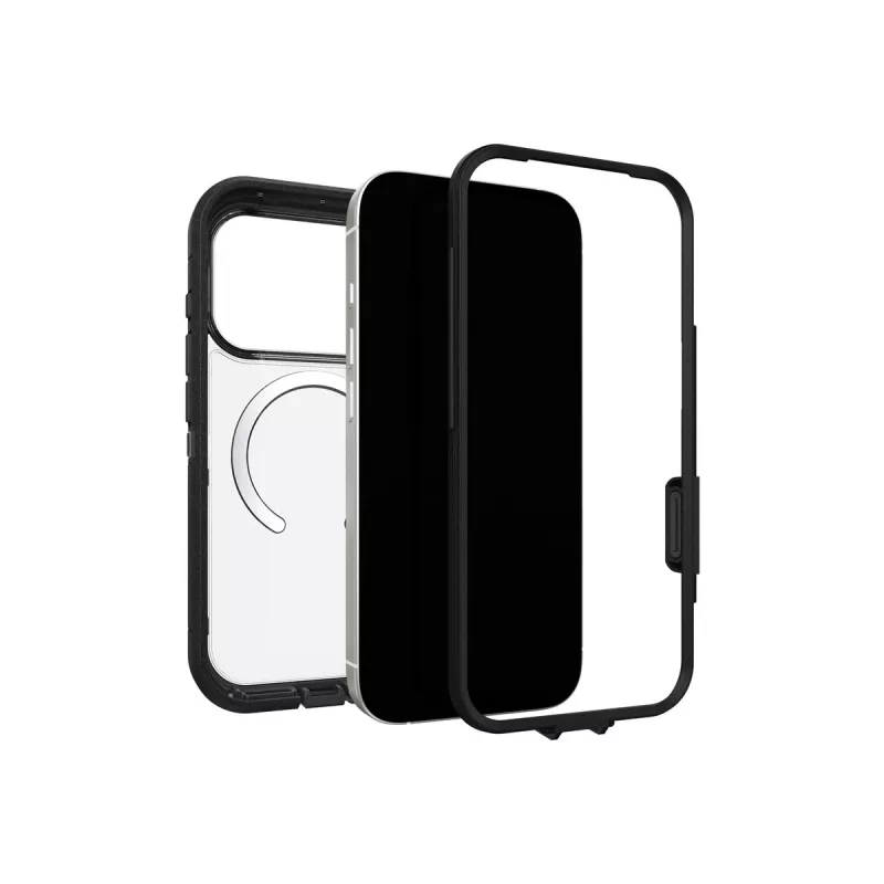 Capa OtterBox Defender Series XT Clear Camera Control para Apple iPhone 17 Pro – transparente/preto 77-98518