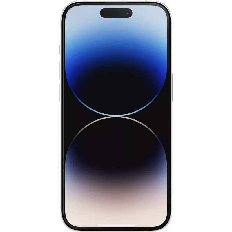 Película de proteção de ecrã OtterBox Trusted Glass para Apple iPhone 14 Pro Max – vidro temperado, transparente, dureza 9H, antimicrobiano, oleofóbico, instalação fácil com Screen Machine 77-88923