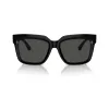 Óculos de sol de mulher Burberry BE4419-300187, armação preta, lentes cinzentas, 54mm