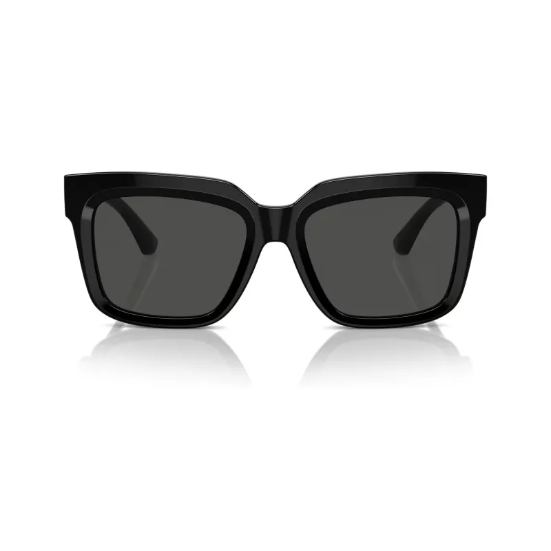 Óculos de sol de mulher Burberry BE4419-300187, armação preta, lentes cinzentas, 54mm
