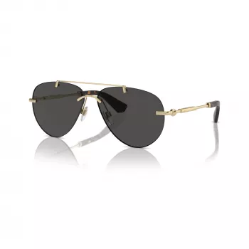 Óculos de sol de mulher Burberry BE3151, formato olho de gato, armação Havana castanho-escuro, lentes castanhas degradê, 60mm BE3151-110987