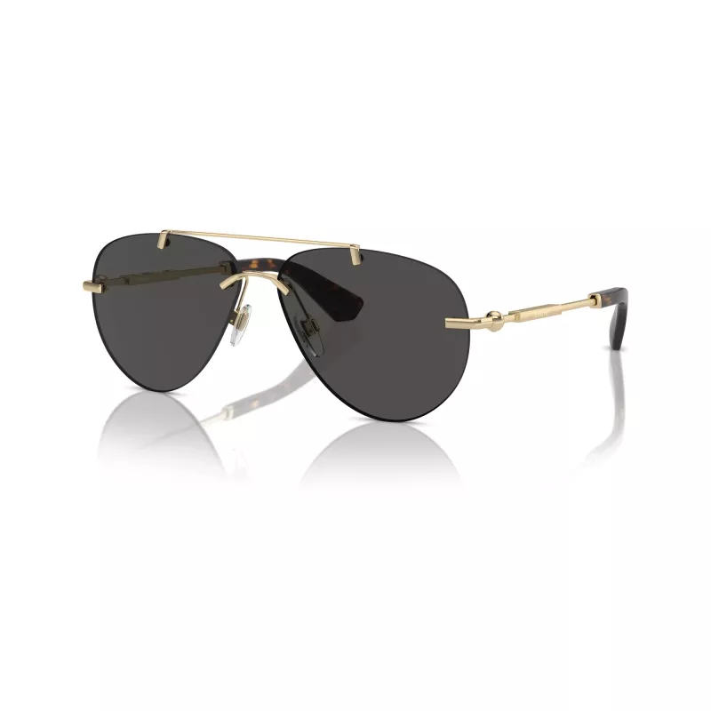 Óculos de sol de mulher Burberry BE3151, formato olho de gato, armação Havana castanho-escuro, lentes castanhas degradê, 60mm BE3151-110987