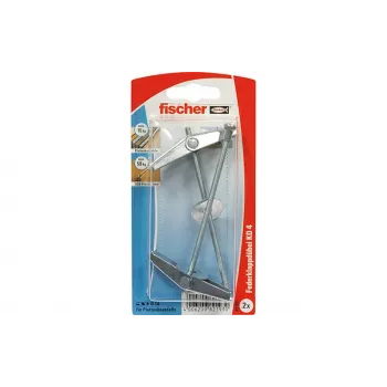 Bucha de parede Fischer 084341 KD 4 K NV com parafuso de gancho, 105 mm, 1 conjunto
