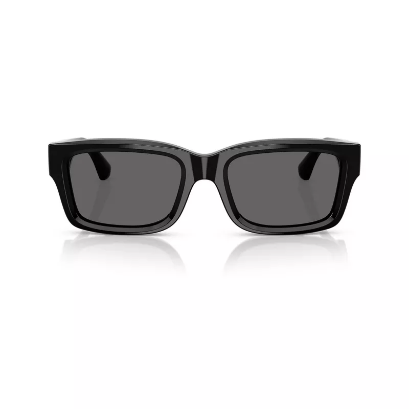 Óculos de sol de mulher Burberry BE4443-300187, armação preta, lentes cinzentas, 55/20/145 mm