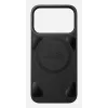 Capa traseira magnética de couro NOMAD para iPhone 17 Pro – compatível com MagSafe, couro Horween, Preto