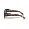 Óculos de sol de mulher Burberry BE4450U300273, armação Havana-escuro, lentes castanhas degradê, 54-19-140 mm