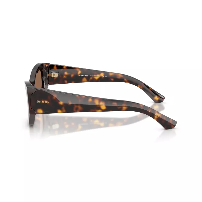 Óculos de sol de mulher Burberry BE4450U300273, armação Havana-escuro, lentes castanhas degradê, 54-19-140 mm