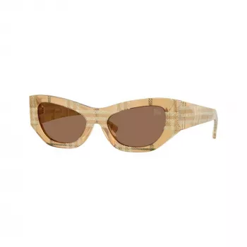 Óculos de sol quadrados de mulher Burberry BE4450U415773, Havana/Castanho degradê, 54mm