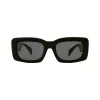 Óculos de sol de mulher Versace VE4444UGB187 Cat-Eye, armação preta, lentes cinzentas Gradient, 54mm