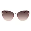 Óculos de sol de mulher LIU JO LJ148S-714 Havana Brown Gradient Butterfly
