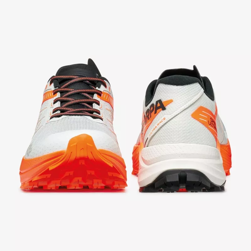Sapatos de trail running Scarpa Spin Ultra 2 - Ice Orange/Fluo Yellow - EU 46