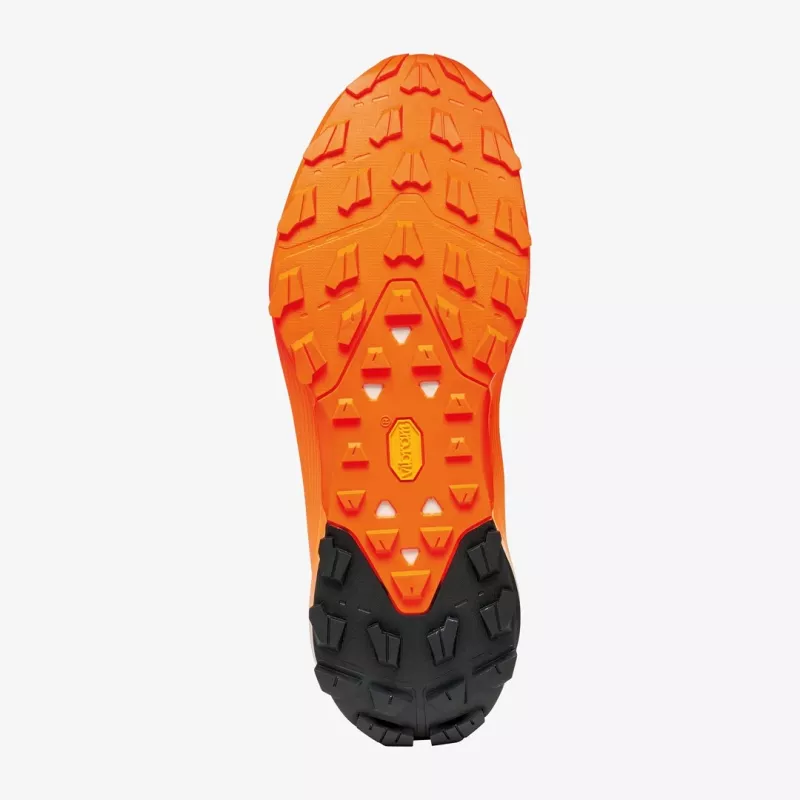 Sapatos de trail running Scarpa Spin Ultra 2 - Ice Orange/Fluo Yellow - EU 46