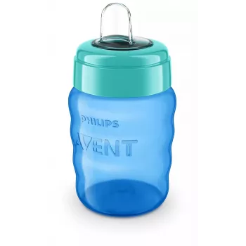 Copo de treino Philips AVENT Easy Sip, 9M+, 260 ml, bico de silicone, azul