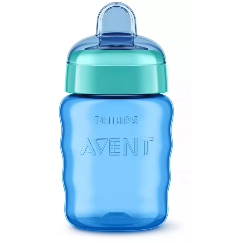 Copo de treino Philips AVENT Easy Sip, 9M+, 260 ml, bico de silicone, azul