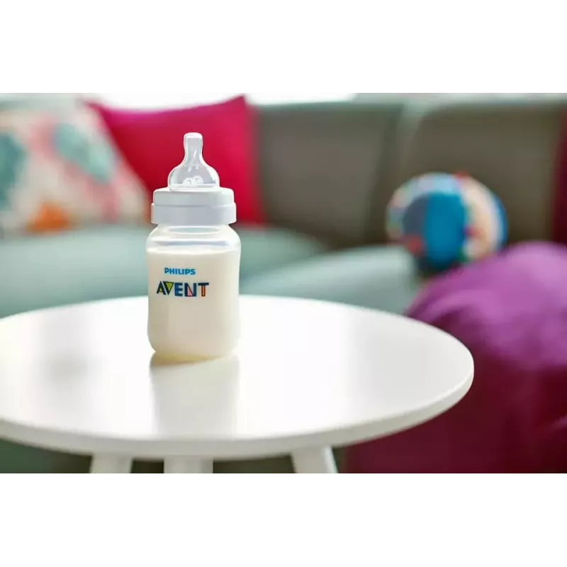 Philips Avent Tetinas de silicone anti-cólicas para biberões, fluxo médio, 3M+, pack de 2