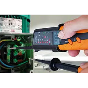 Verificador de tensão bipolar HT Instruments HT8 CAT III 690 V, CAT IV 600 V acústico, gráfico de barras, LCD, LED 1009600