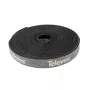 Rolo de abraçadeiras de velcro para cabos Televes KB 8, 8 mm x 10 m, preto, reutilizável 200101