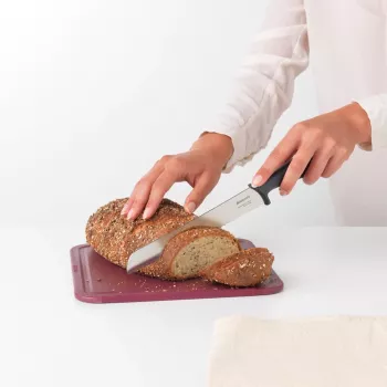 Faca de pão Brabantia Profile Line XL cinzento-escuro