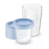 Recipientes de armazenamento de leite materno e alimentos para bebé Philips Avent 180 ml (pack de 5) com tampas
