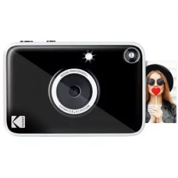 Câmara de impressão instantânea digital Kodak RODOMATICPBK 10MP com flash integrado (preto)