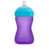 Copo de treino Philips AVENT My Grippy com bico macio 300 ml, 9m+, roxo