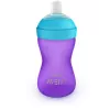 Copo de treino Philips AVENT My Grippy com bico macio 300 ml, 9m+, roxo