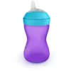 Copo de treino Philips AVENT My Grippy com bico macio 300 ml, 9m+, roxo