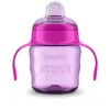 Copo de aprendizagem Philips AVENT Easy Sip com pegas, 6M+, 200 ml, bico de silicone, rosa