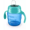 Copo de aprendizagem Philips AVENT Easy Sip com pegas, 6M+, 200 ml, bico de silicone, verde