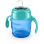 Copo de aprendizagem Philips AVENT Easy Sip com pegas, 6M+, 200 ml, bico de silicone, verde