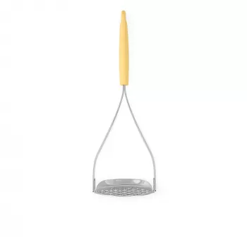 Esmagador de batatas e colher de servir Brabantia, amarelo-vanilla