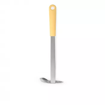 Esmagador de batatas e colher de servir Brabantia, amarelo-vanilla