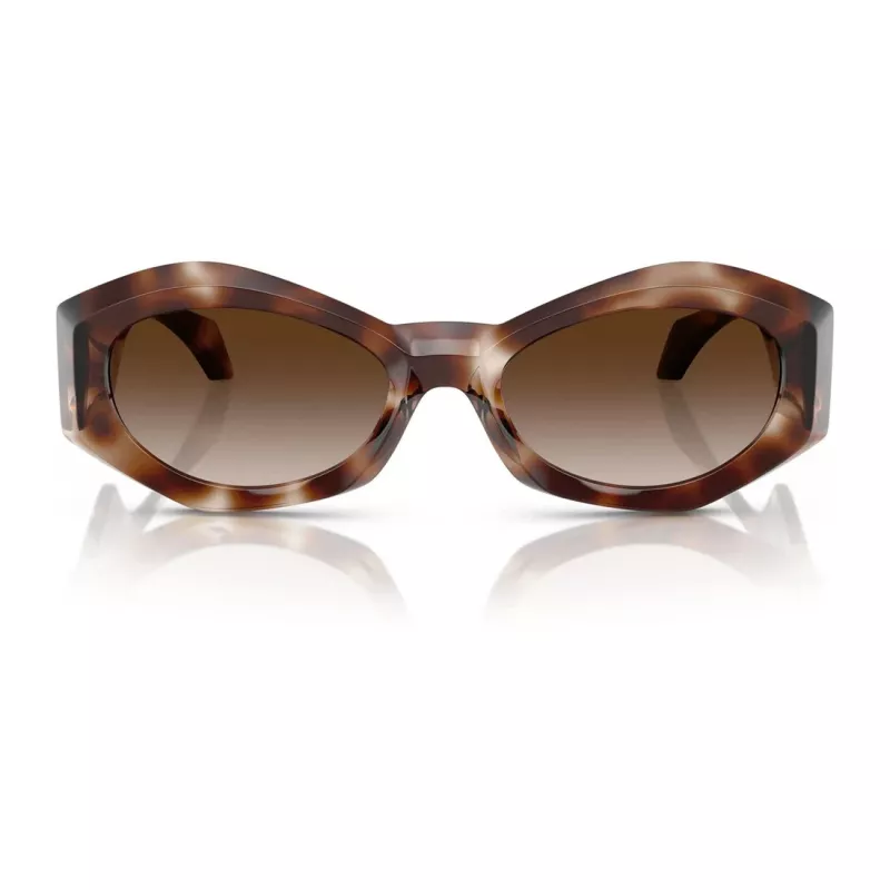 Óculos de sol Versace VE4466U para homem, quadrados, acetato, armação preta, lentes cinzentas, 54 mm VE4466U54613B