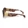 Óculos de sol Versace VE4466U para homem, quadrados, acetato, armação preta, lentes cinzentas, 54 mm VE4466U54613B
